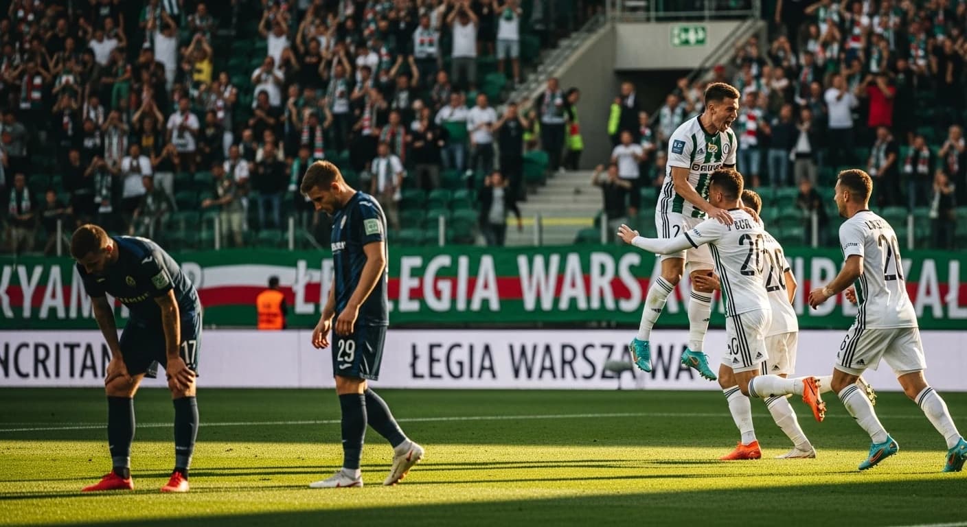 Legia Warszawa pokonuje Szachtar Donieck w niezwykłych okolicznościach na krakowskim stadionie