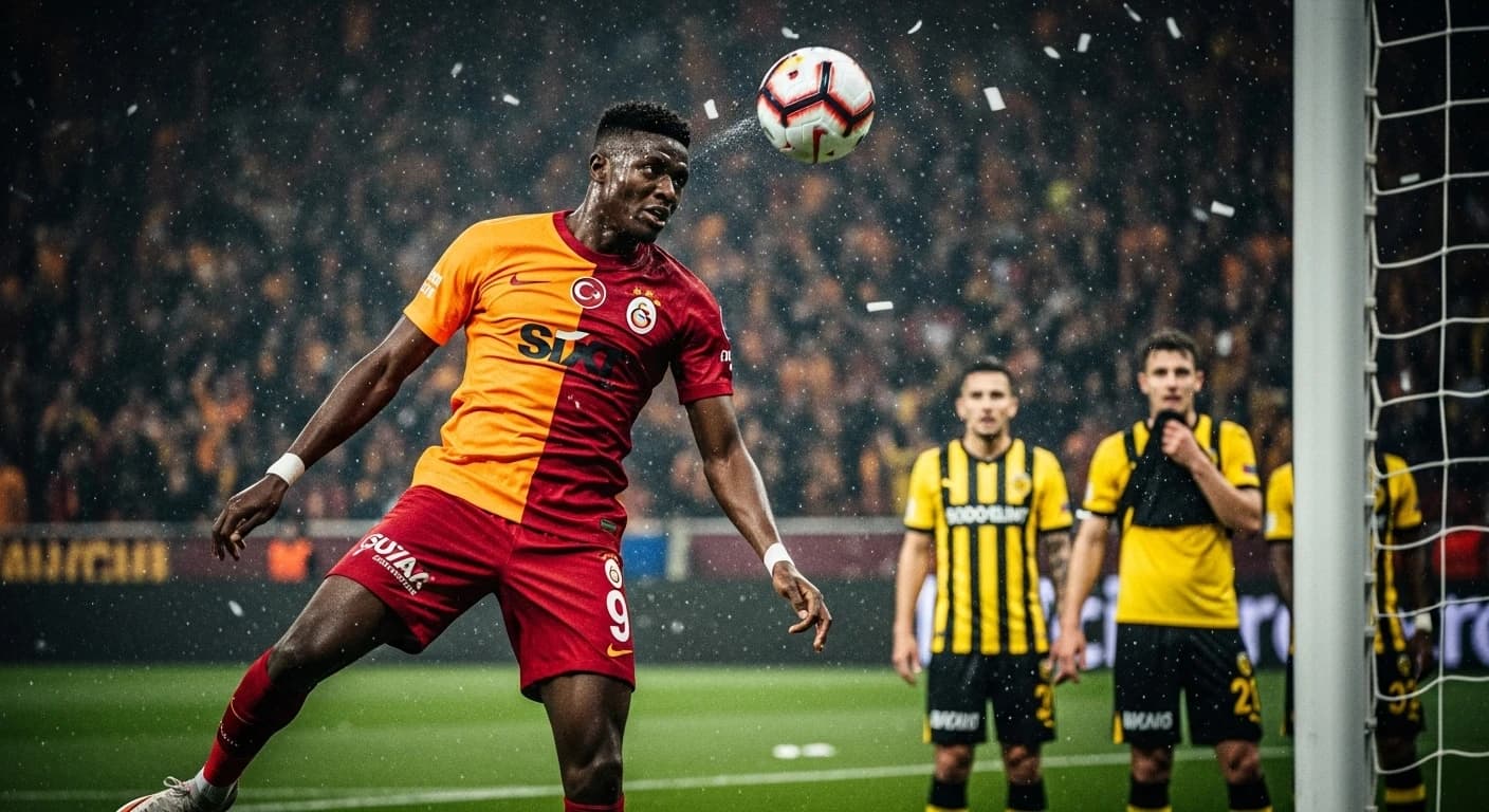 Galatasaray pokonuje Bodo/Glimt dzięki dubletowi Osimhena w Lidze Mistrzów