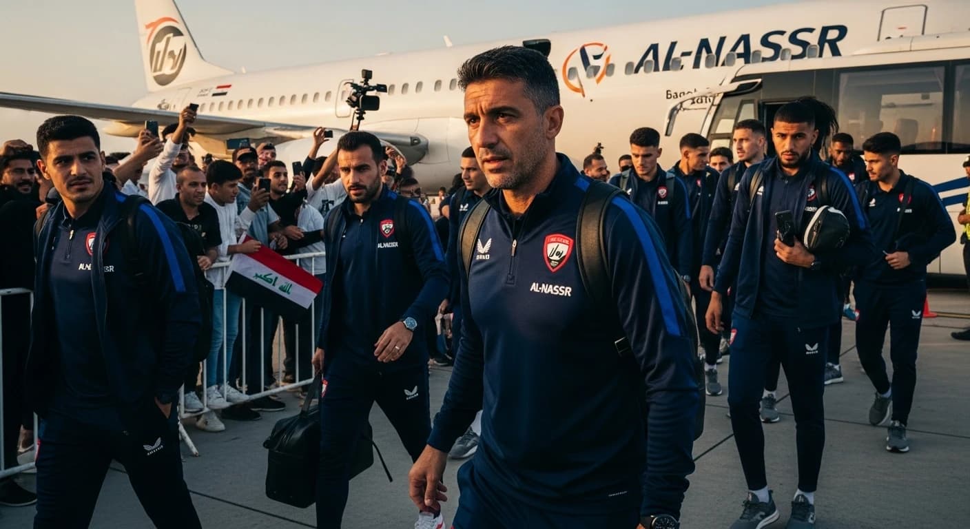 Al-Nassr przybywa do Bagdadu na mecz z Al-Zawraa, trener wyjaśnia nieobecność Ronaldo