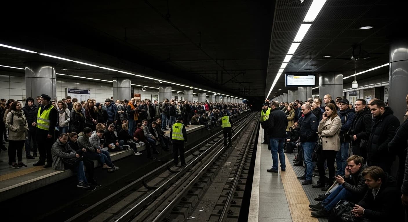 Awaria warszawskiego metra sparaliżowała ruch na linii M1