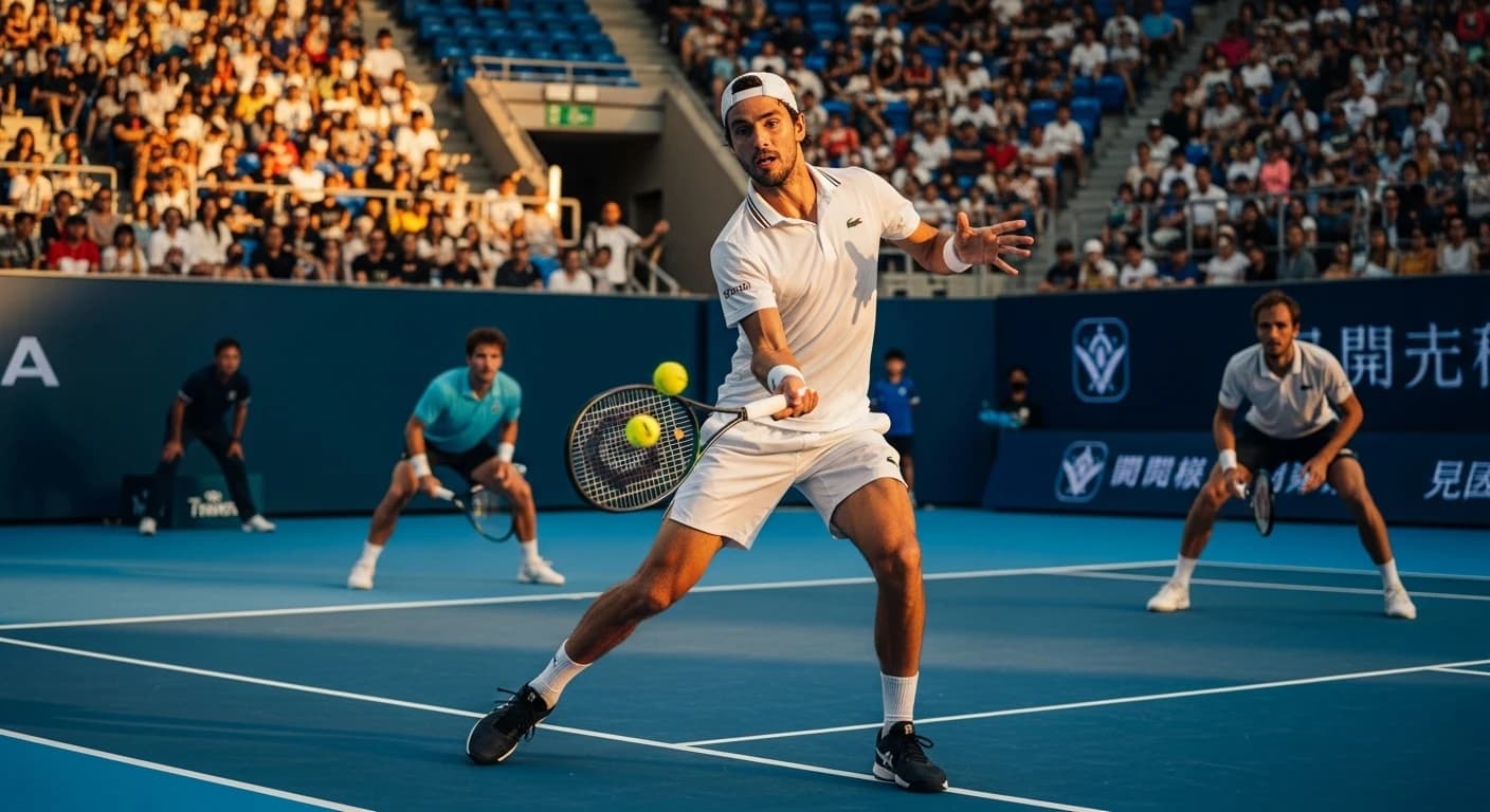 Arthur Rinderknech pokonuje Medvedev i stworzy finał z kuzynem Vacherot w Szanghaju