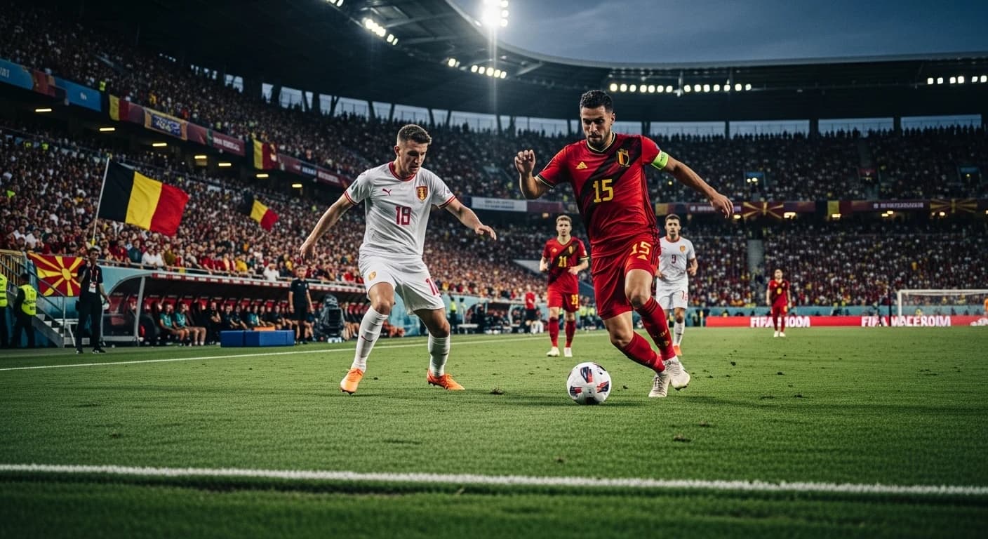 Belgia podejmuje Macedonię Północną w kluczowym meczu eliminacji MŚ 2026
