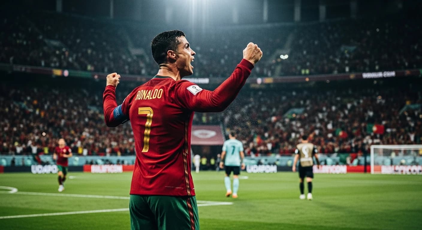 Cristiano Ronaldo ustanowił historyczny rekord w eliminacjach MŚ strzelając 947. i 948. gola w karierze