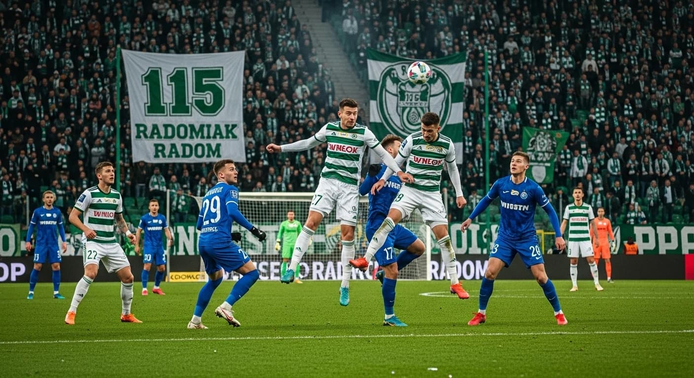 Radomiak Radom świętuje 115-lecie klubu w starciu z Wisłą Płock w PKO Ekstraklasie