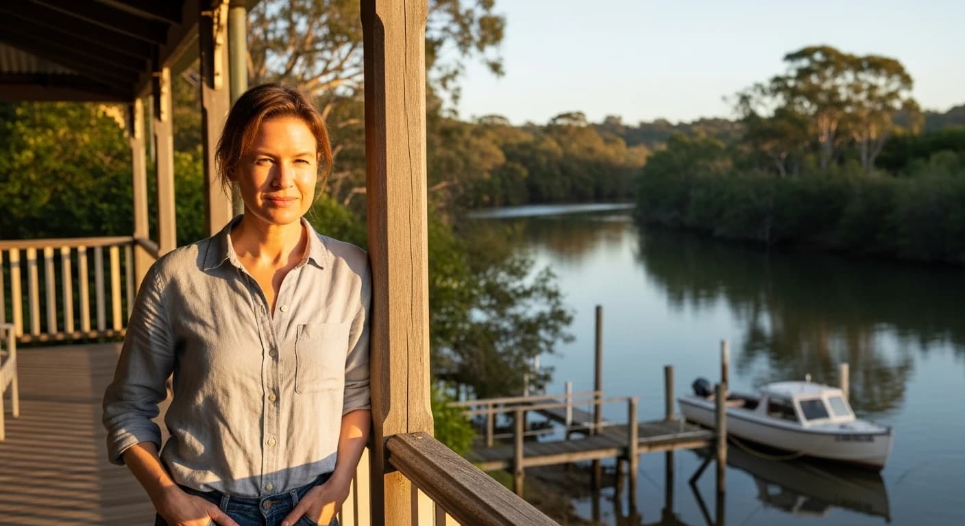 Renée Zellweger i jej australijskie połączenia - od Hollywood do nadrzecznej posiadłości w Woronora
