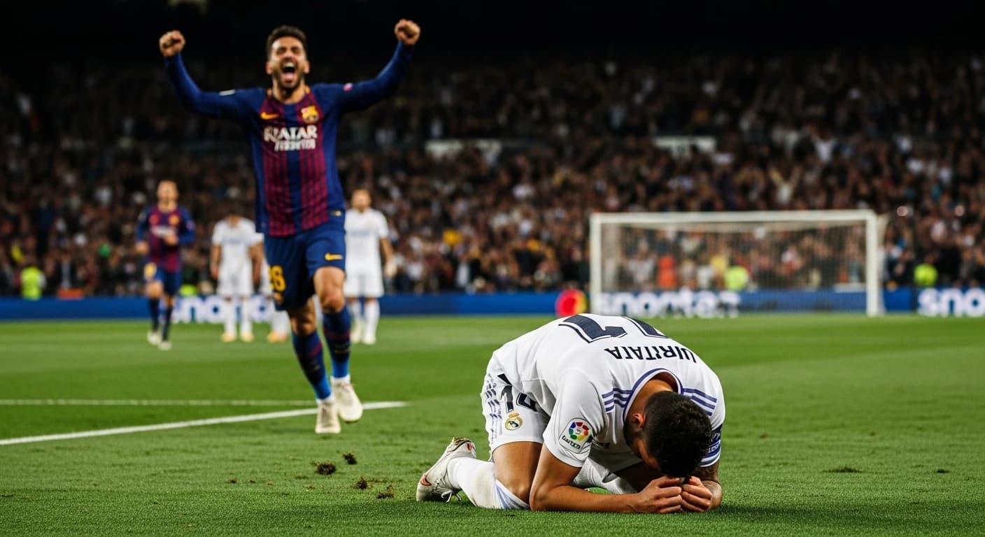 El Clasico: Historia największych klęsk w starciach Real Madryt - FC Barcelona