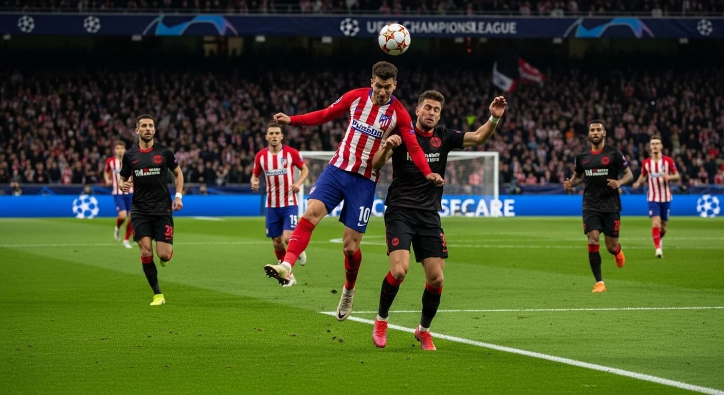 Atletico Madryt zmierzy się z Eintrachtem Frankfurt w kluczowym starciu Ligi Mistrzów