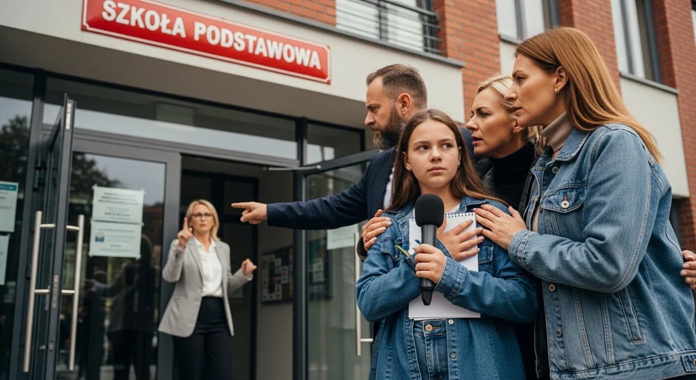 Konflikt wokół 12-letniej dziennikarki z Gdańska eskaluje - rodzice pozywają szkołę