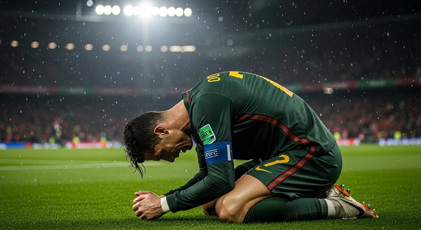 Cristiano Ronaldo z dubletem, ale Portugalia traci awans na mundial w ostatnich sekundach