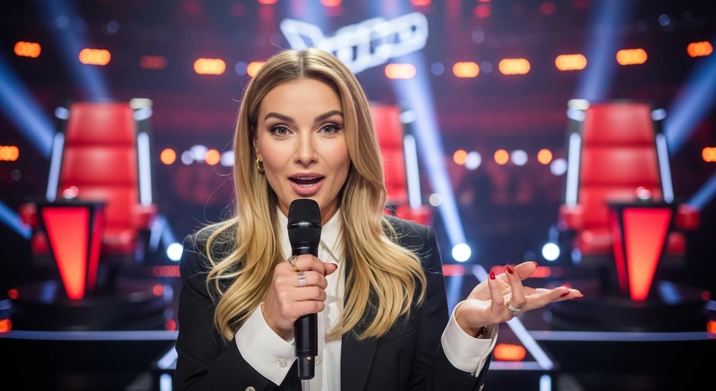 Hi Hania nową współprowadzącą "The Voice of Poland" - influencerka zastąpiła Jana Dąbrowskiego