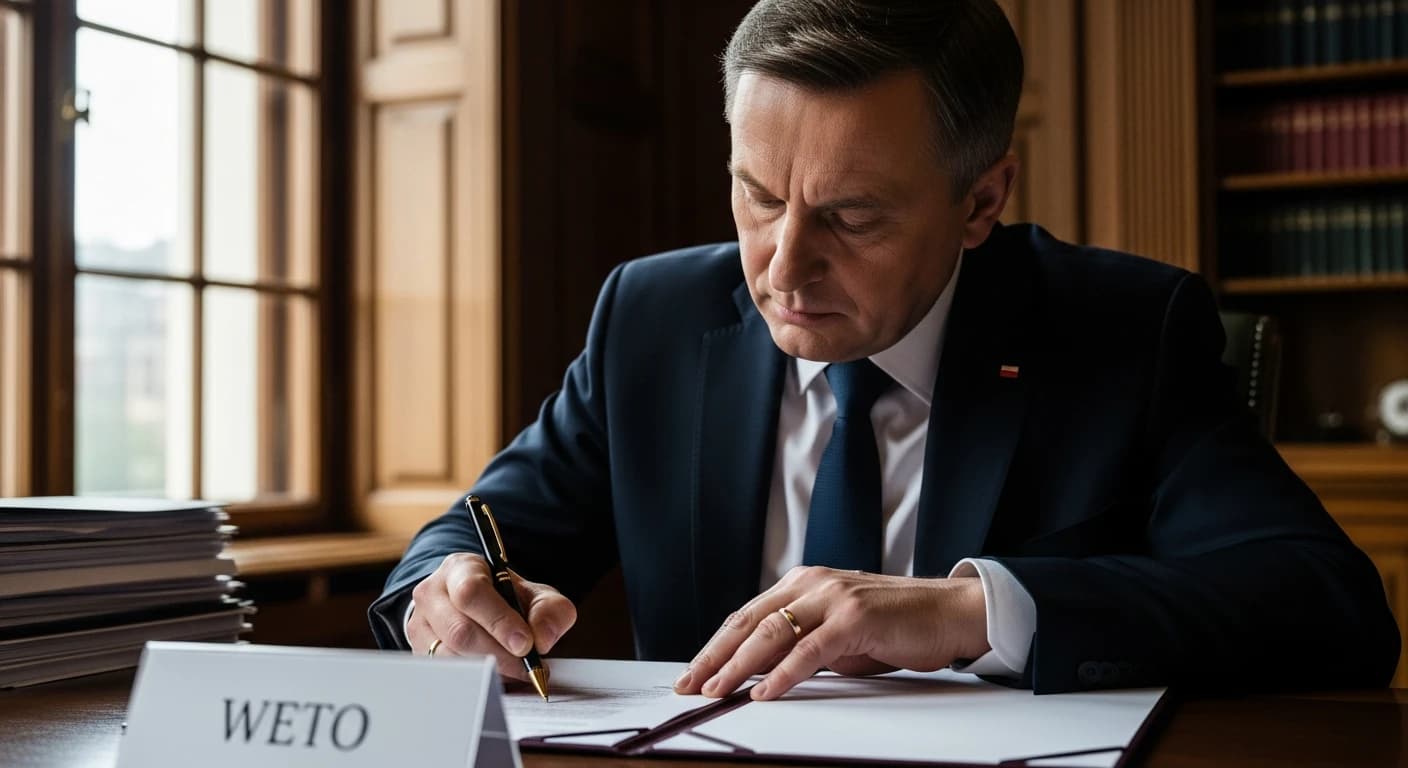 Prezydent Nawrocki zawetował ustawę o ubezpieczeniach - obawia się szkodliwych praktyk firm ubezpieczeniowych