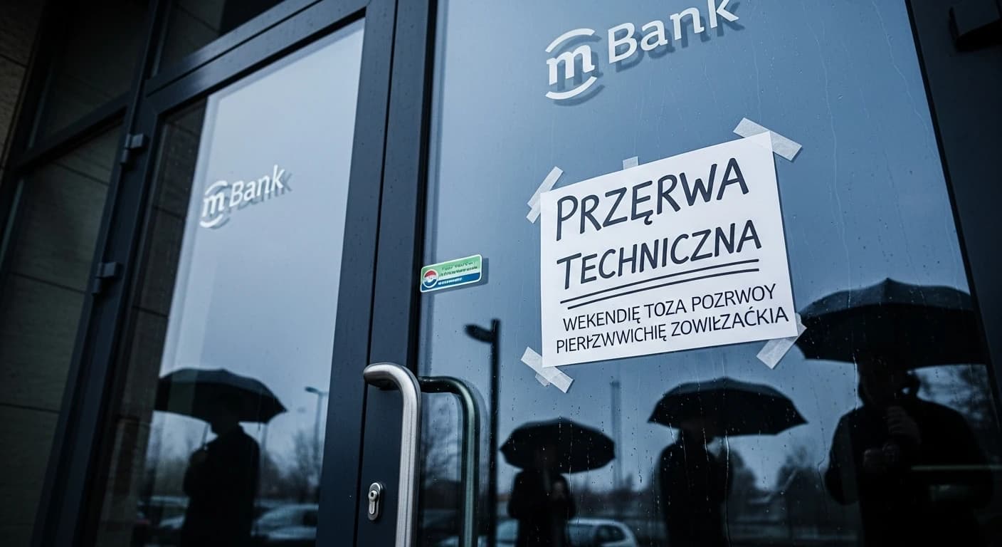 mBank przeprowadzi przerwę techniczną w weekend - utrudnienia dla klientów