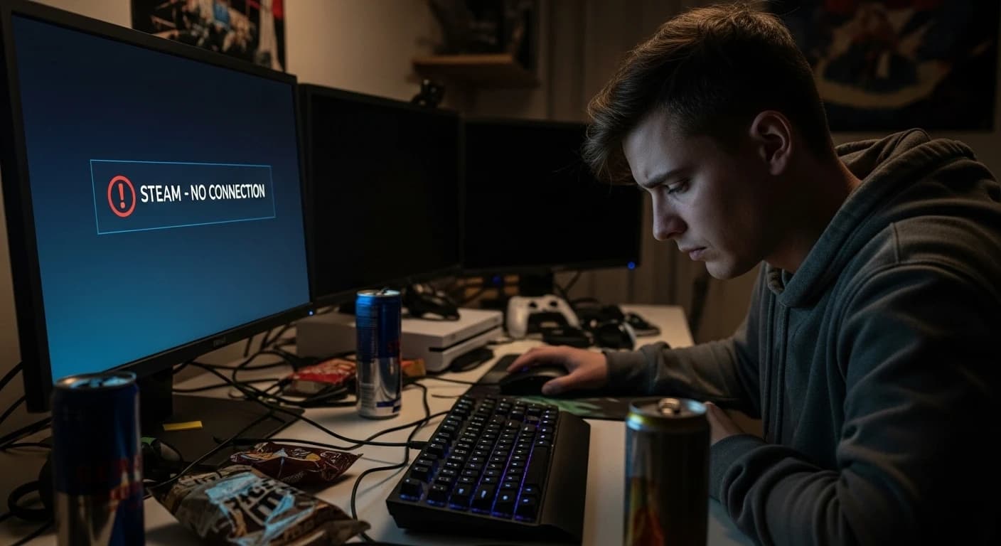 Masowa awaria Steam sparaliżowała graczy na całym świecie