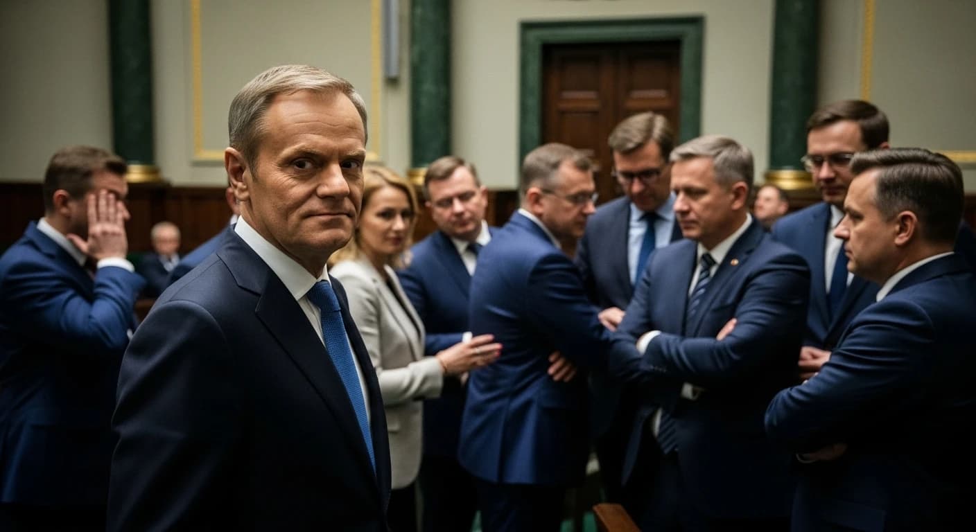 Tusk próbuje podzielić prawicę - Analiza strategii premiera wobec konfliktu w obozie PiS