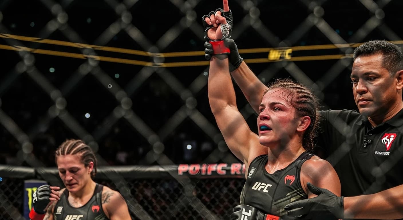 Bia Mesquita pokonała Irinę Alekseevą w debiucie UFC w Rio de Janeiro