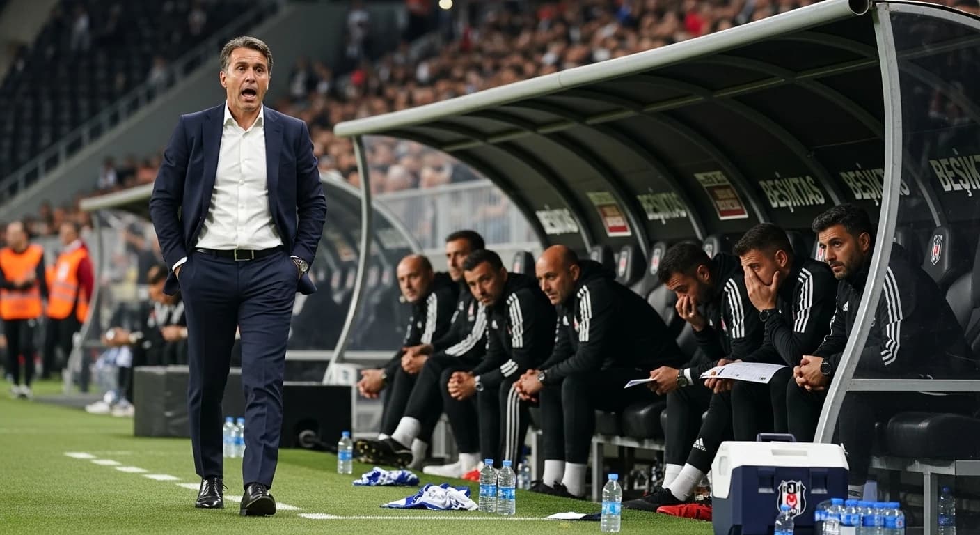 Eksperci piłkarscy ostro o Beşiktaş: "Trener chyba myślał, że mecz się skończył i wyszedł"