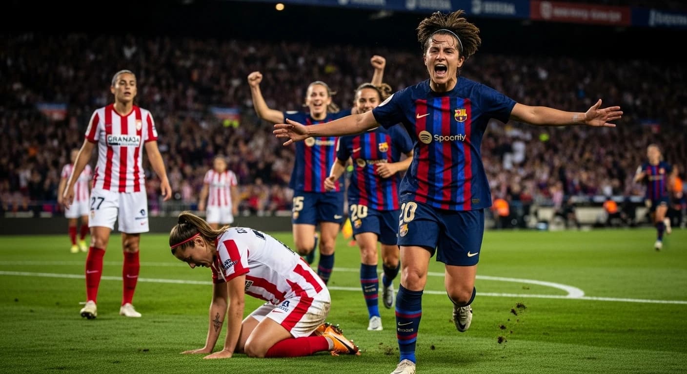 Barcelona Femení pokonuje Granadę 2-0 przed przerwą reprezentacyjną