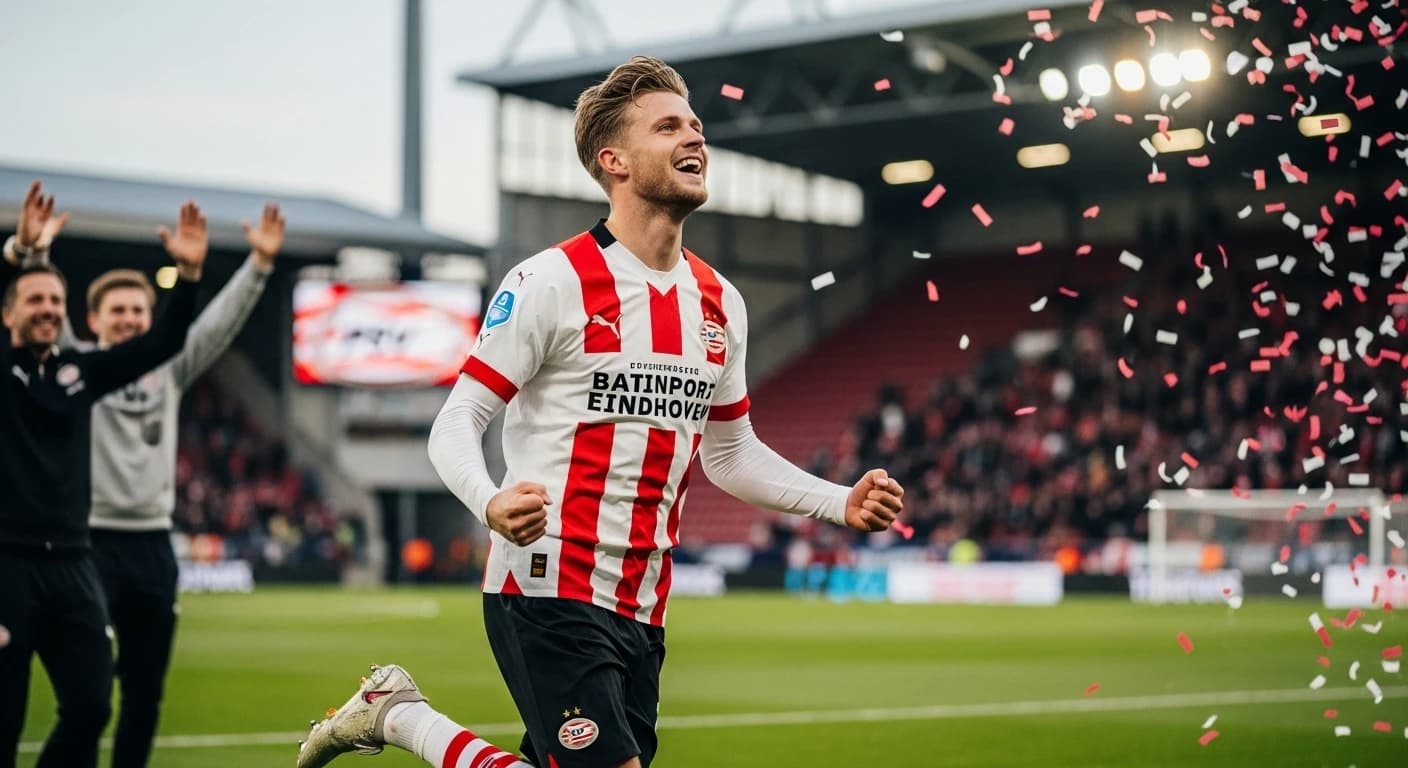 PSV kapitan Jerdy Schouten po triumfie nad Napoli: "Mogliśmy strzelić osiem bramek"