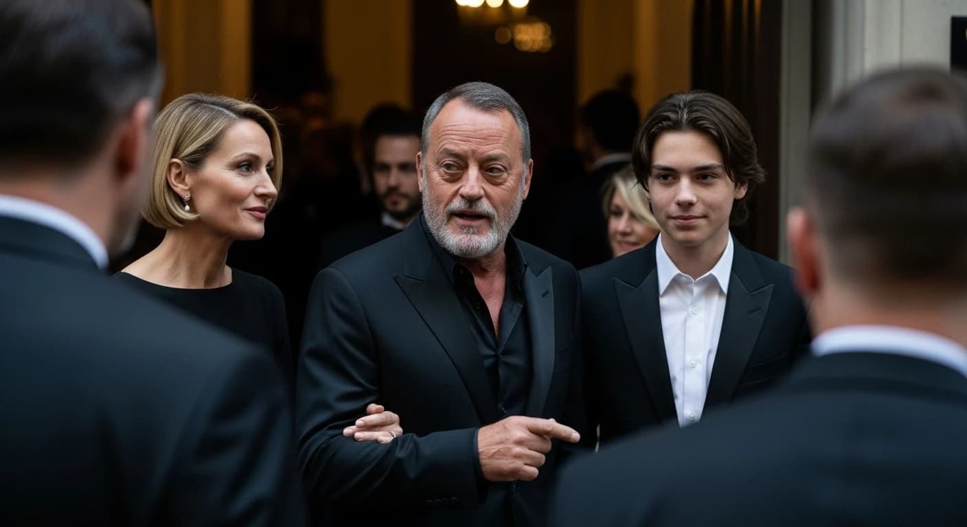 Jean Reno pokazał się z żoną Zofią i 16-letnim synem Cielo na gali w Nowym Jorku