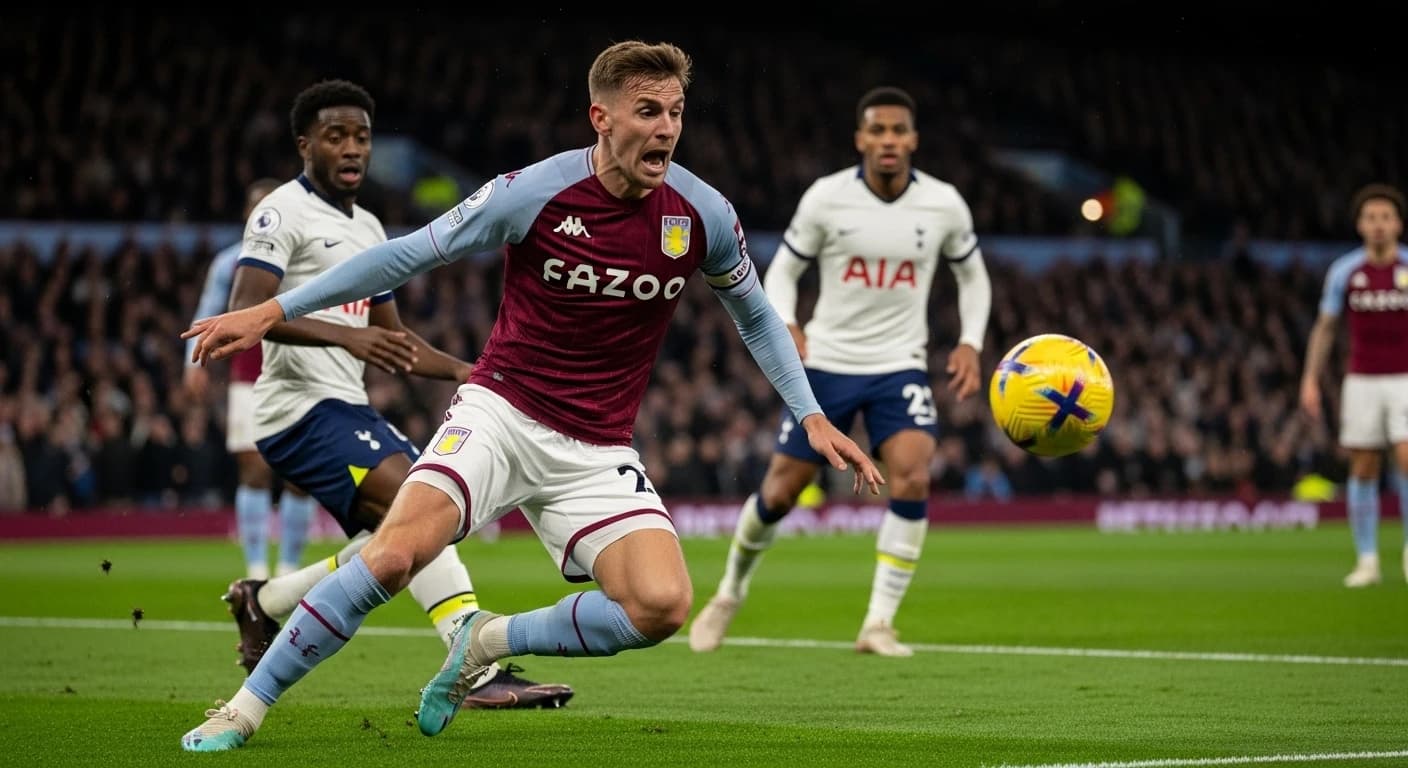 Rogers ratuje remis dla Aston Villa w emocjonującym starciu z Tottenhamem
