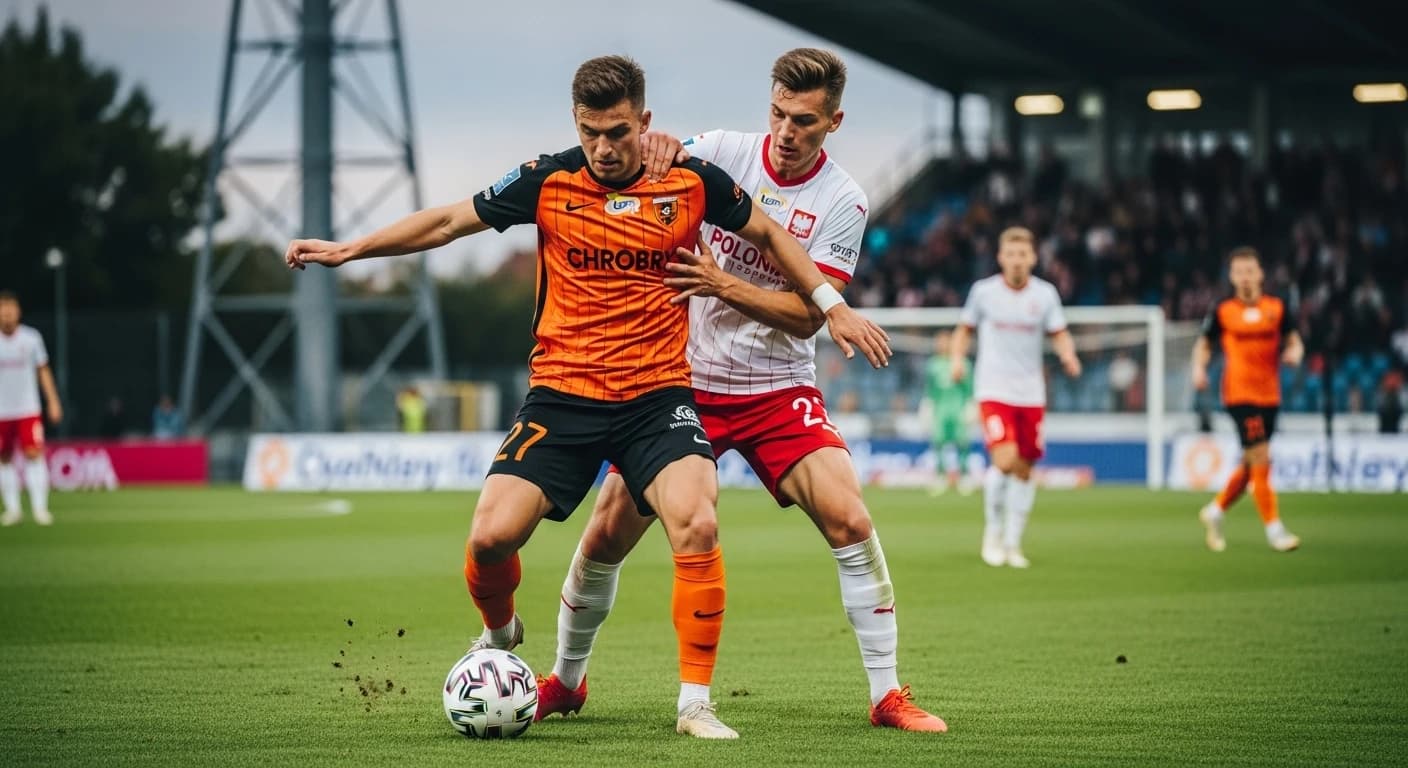 Chrobry Głogów walczy o strefę barażową w starciu z Polonią Warszawa