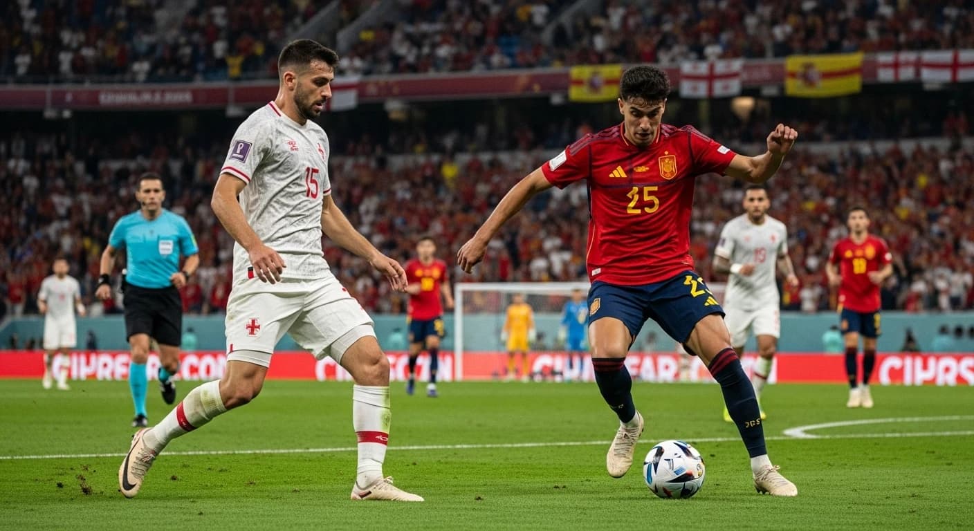 Hiszpania podejmuje Gruzję w kluczowym meczu eliminacji mistrzostw świata 2026
