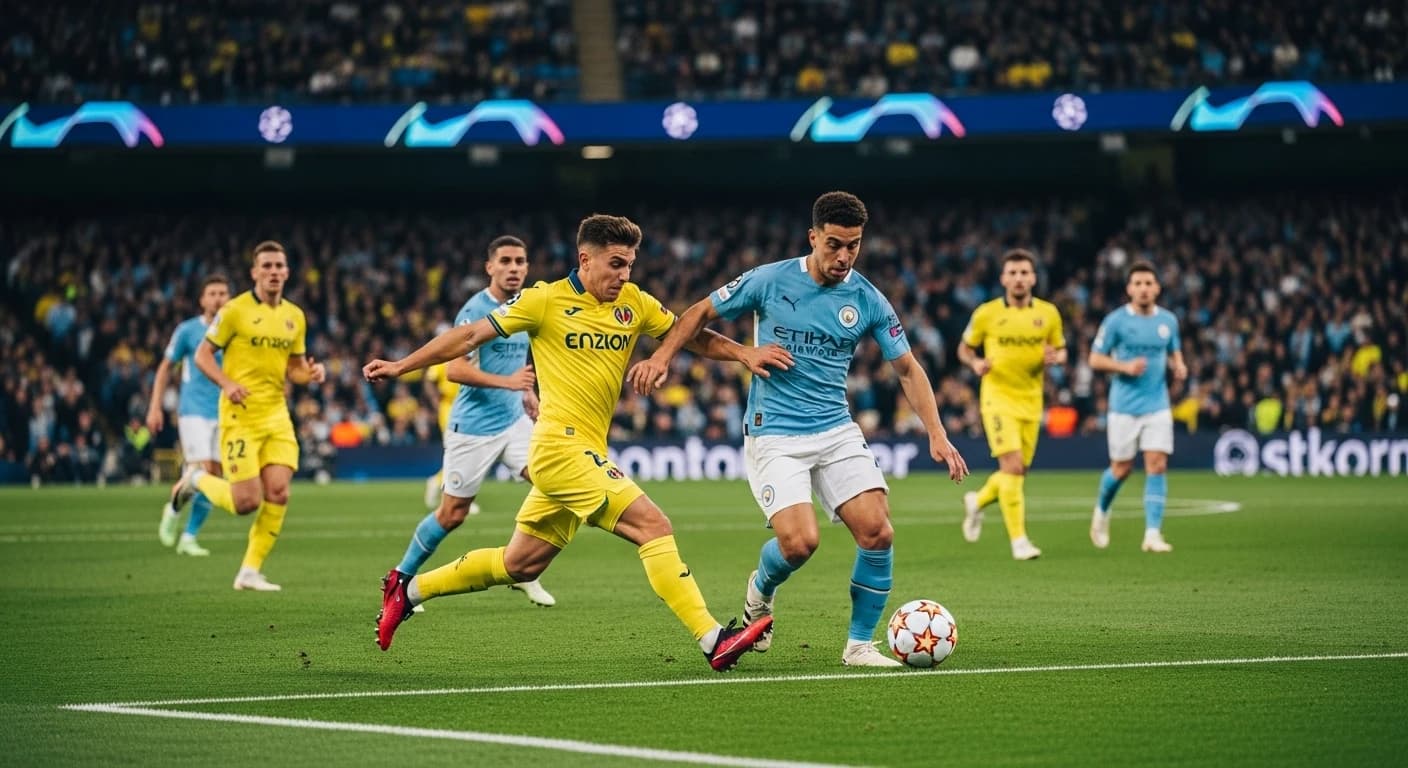 Villarreal podejmuje Manchester City w kluczowym starciu Ligi Mistrzów