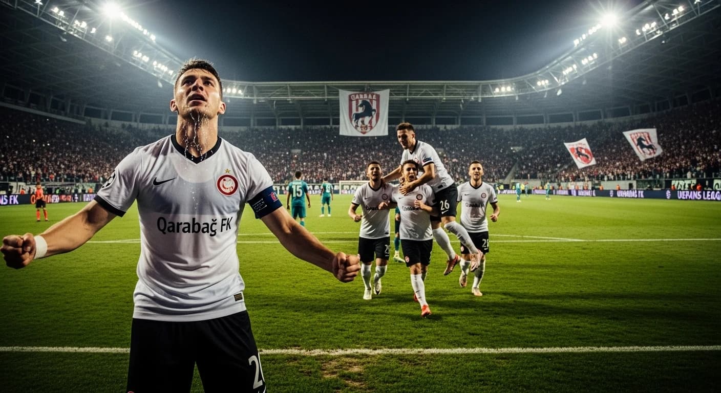 Karabach Agdam z kompletem punktów w Lidze Mistrzów - Polak bohaterem sensacyjnej serii