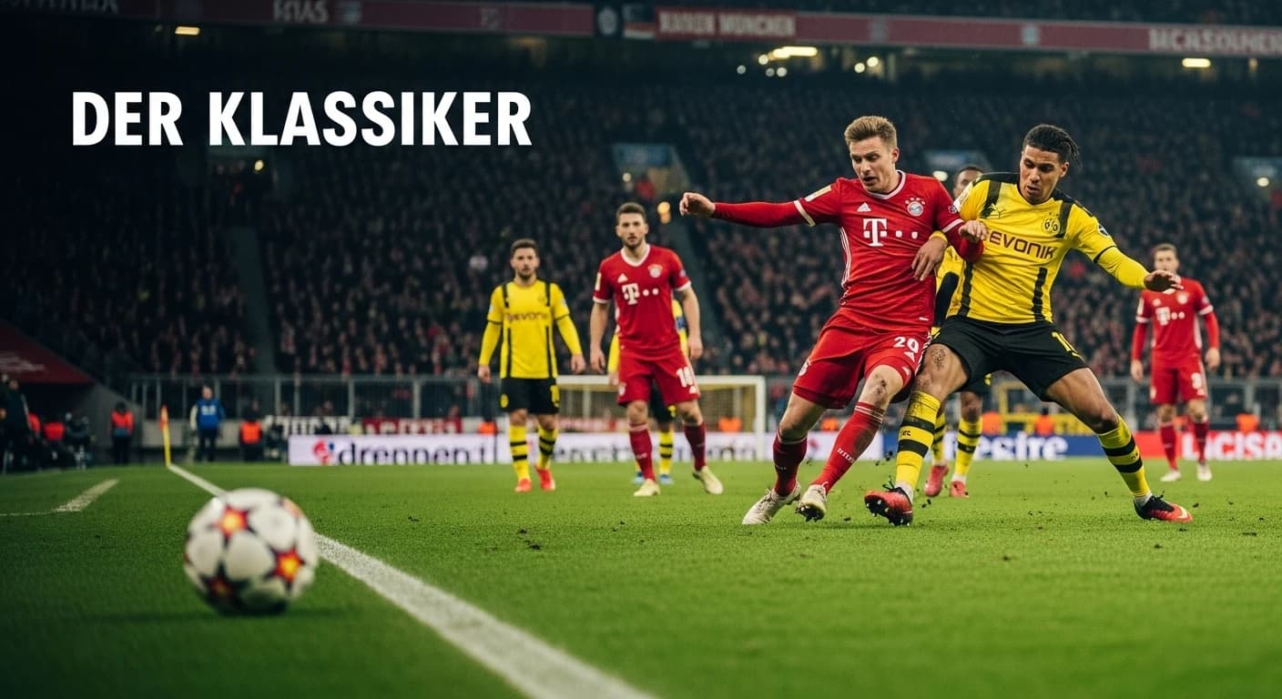 Klasyk Bundesligi na horyzoncie - Bayern Monachium zmierzy się z Borussią Dortmund w emocjonującym Der Klassiker