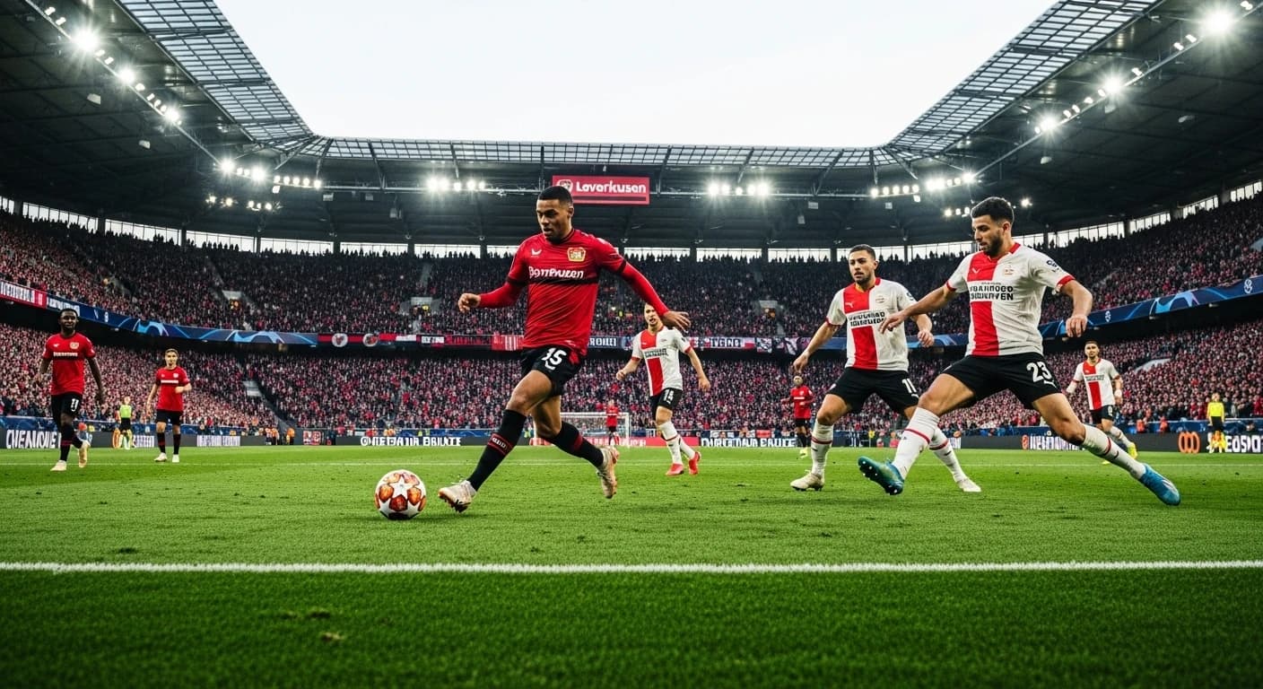 Bayer Leverkusen podejmie PSV Eindhoven w kluczowym meczu Ligi Mistrzów