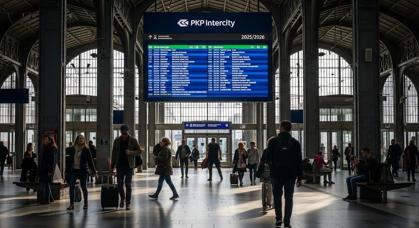 PKP Intercity wprowadza rewolucyjne zmiany w rozkładzie jazdy na sezon 2025/2026