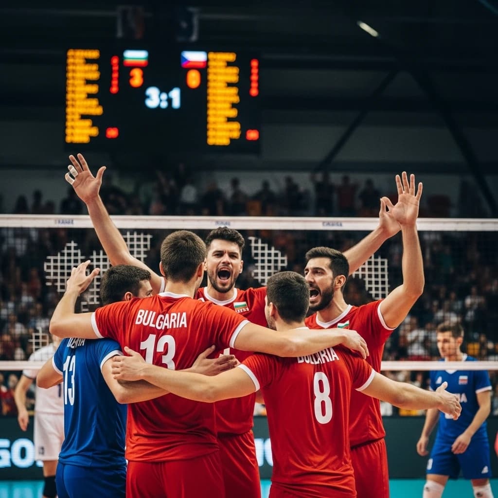 Bułgaria sensacyjnie w finale mistrzostw świata siatkarzy po zwycięstwie z Czechami 3:1