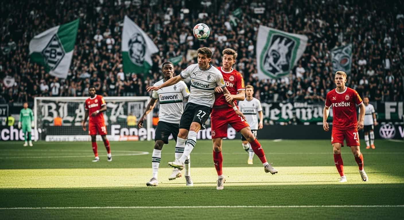 Derby na Renie - Borussia Mönchengladbach podejmuje FC Köln w emocjonującym starciu
