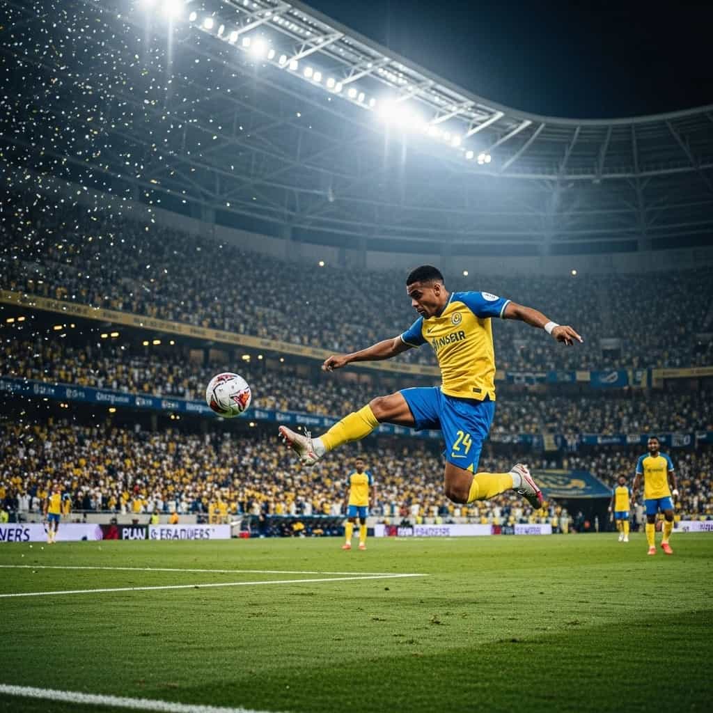 Al-Nassr pokonuje Jeddah Club 2-0 w Pucharze Króla - Wesley strzela drugą bramkę