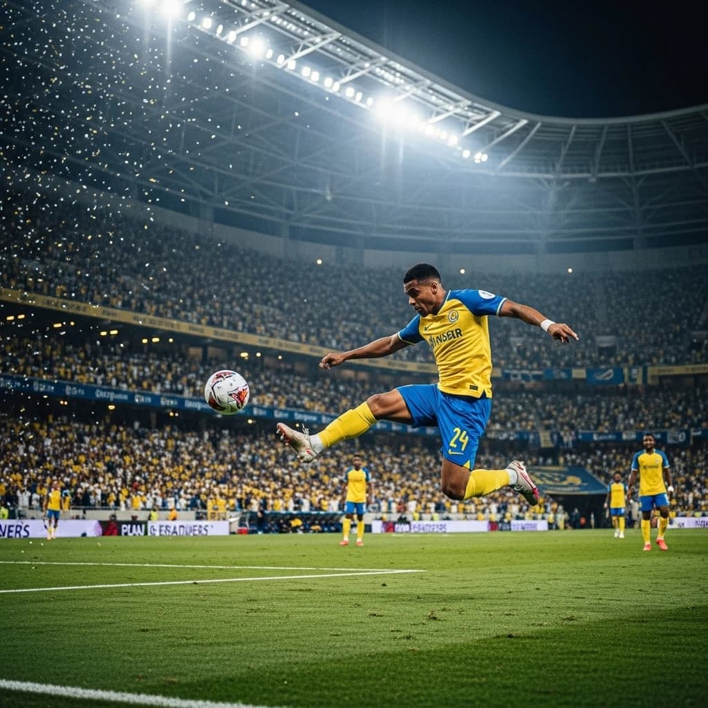 Al-Nassr pokonuje Jeddah Club 2-0 w Pucharze Króla - Wesley strzela drugą bramkę