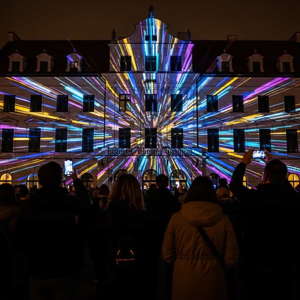 Light Move Festival 2025 w Łodzi - jubileuszowa edycja z nowościami i spektakularnymi instalacjami świetlnymi