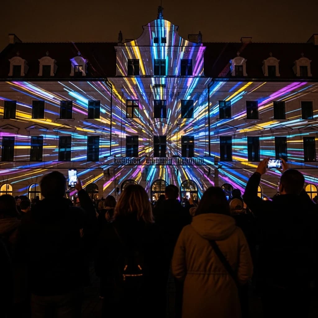 Light Move Festival 2025 w Łodzi - jubileuszowa edycja z nowościami i spektakularnymi instalacjami świetlnymi