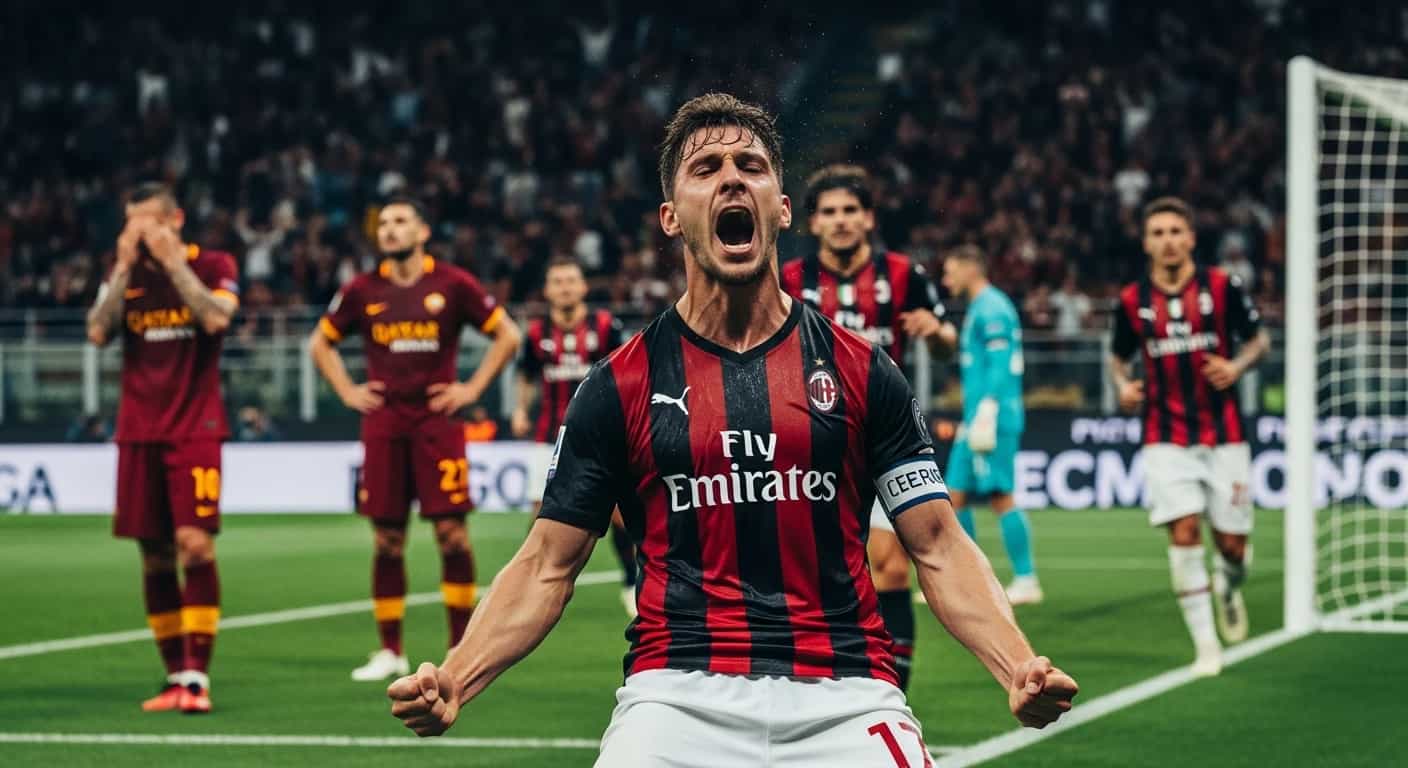 Milan pokonał Romę 1-0 dzięki bramce Pavlovica i obronie rzutu karnego przez Maignana