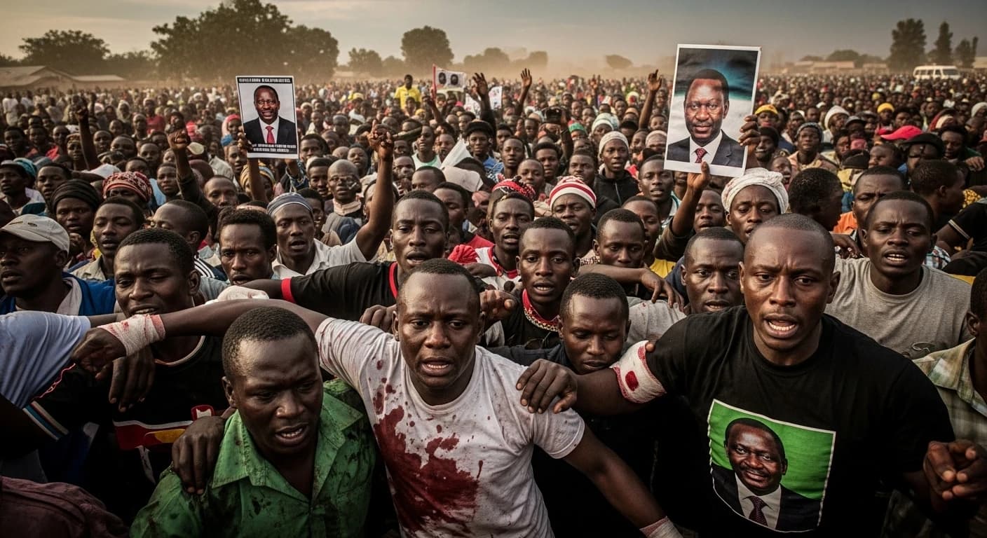 Tysiące Kenijczyków żegna byłego premiera Railę Odingę w Kisumu - dziesiątki rannych podczas ceremonii pożegnalnej