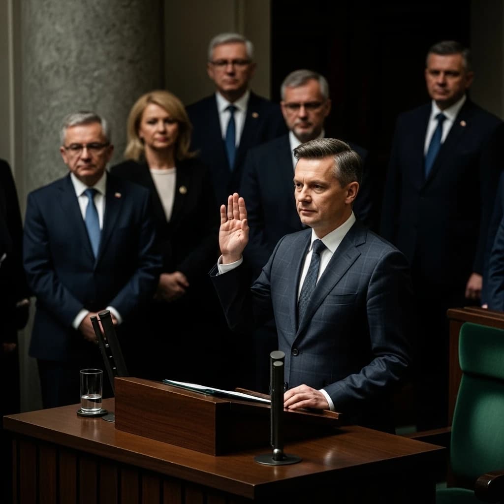 Mariusz Haładyj zaprzysiężony na nowego prezesa NIK pomimo prób blokady ze strony Mariana Banasia