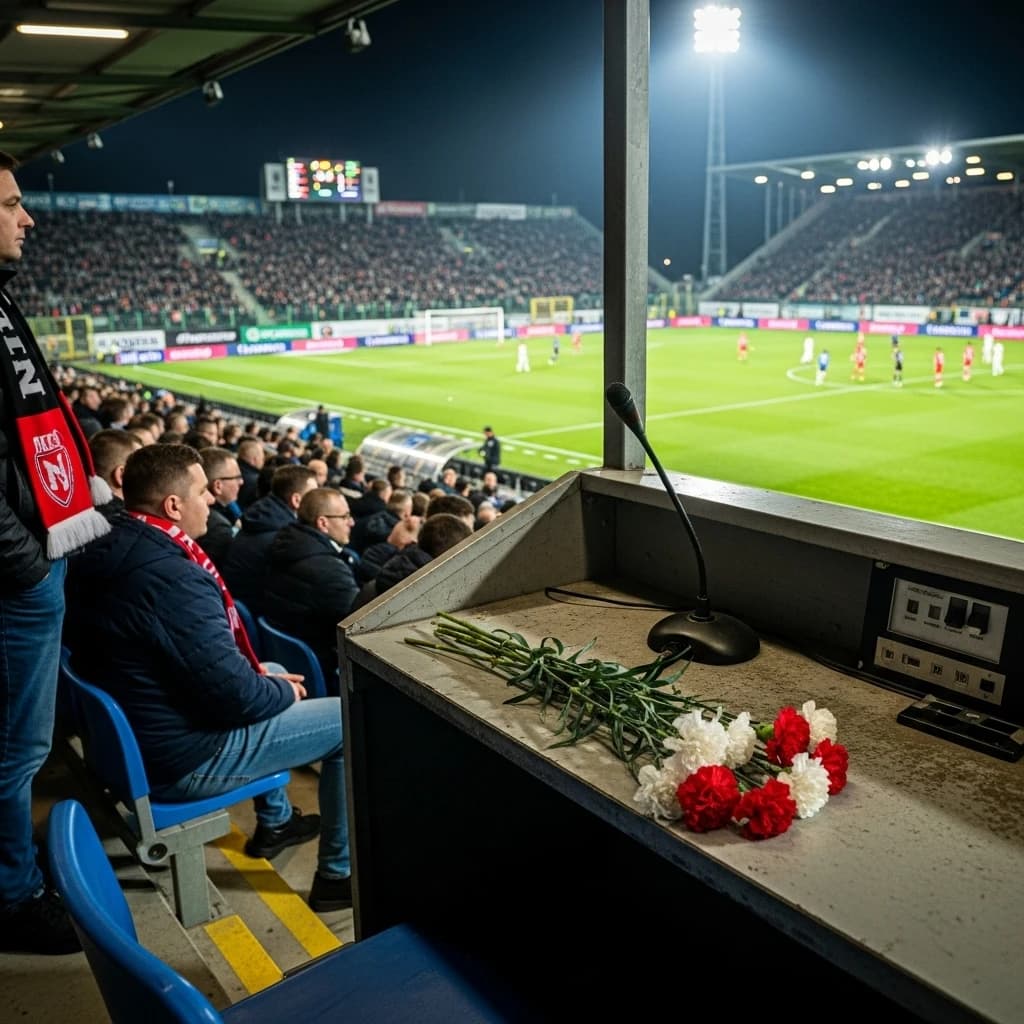 Zmarł Krzysztof Janicki - legendarny spiker MKS Nielba Wągrowiec przez 24 lata towarzyszył kibicom