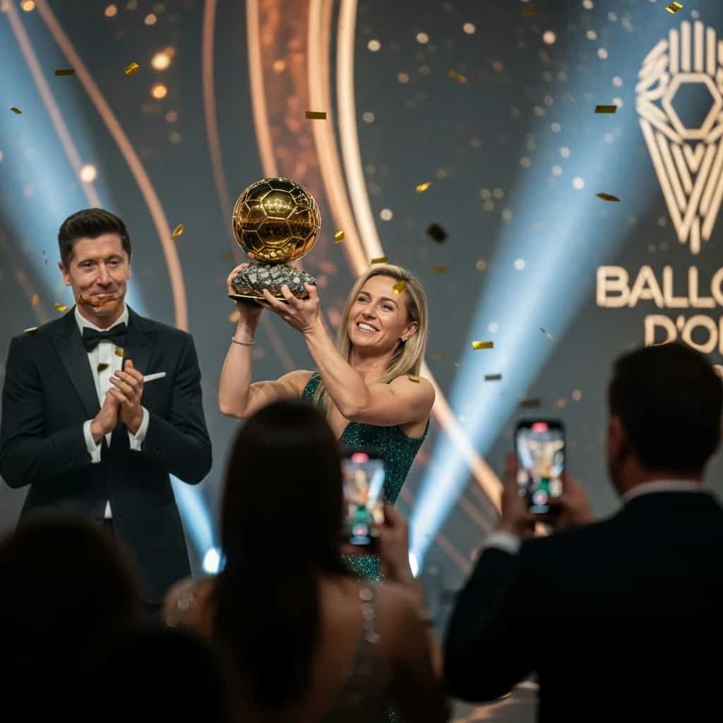 O której gala Złotej Piłki 2025 - Ewa Pajor z historyczną nagrodą, Robert Lewandowski w czołówce