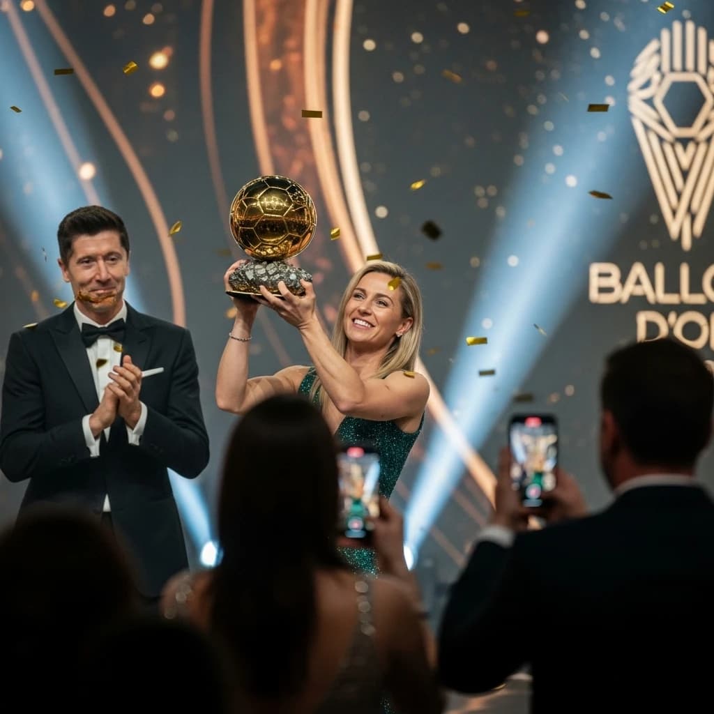 O której gala Złotej Piłki 2025 - Ewa Pajor z historyczną nagrodą, Robert Lewandowski w czołówce