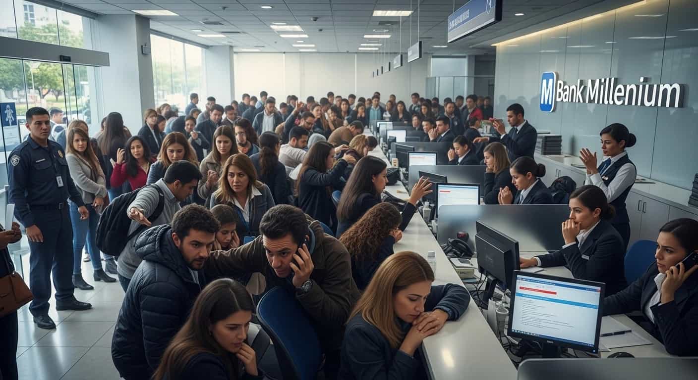 Bank Millennium sparaliżowany awarią systemu - tysiące klientów bez dostępu do kont