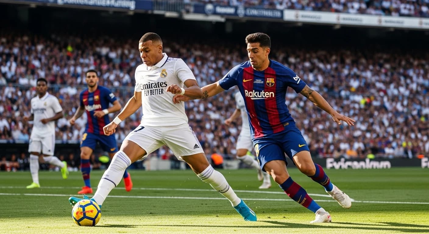 El Clásico zakończone remisem - Mbappé i Fermín bohaterami starcia gigantów