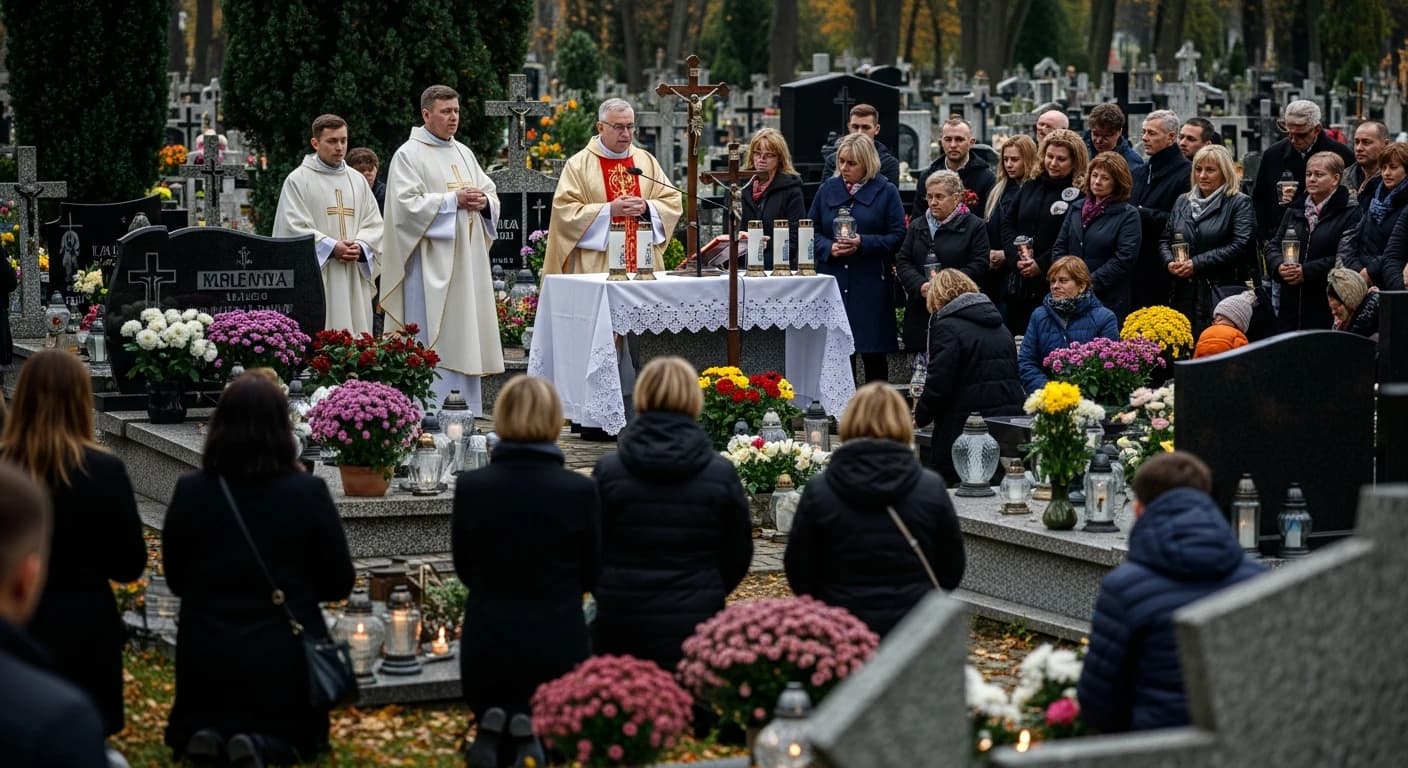 Msza na cmentarzu 1 listopada 2025 - Duchowa więź ze zmarłymi w Uroczystość Wszystkich Świętych