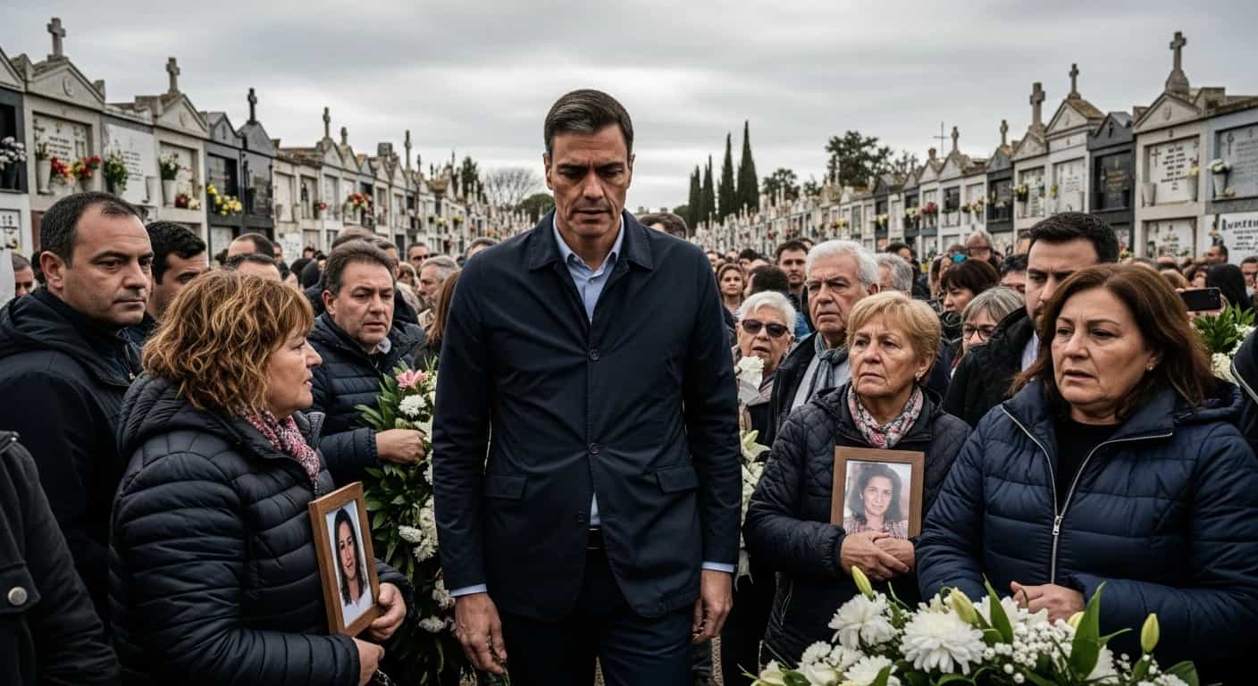 Krytyka obecności Sancheza na pogrzebie ofiar DANA - rodziny wyrażają niezadowolenie