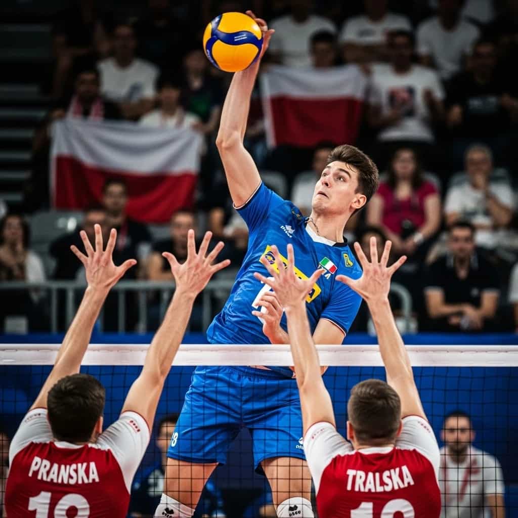 Michieletto prowadzi Włochy do finału Mistrzostw Świata - Polska pokonana 3:0