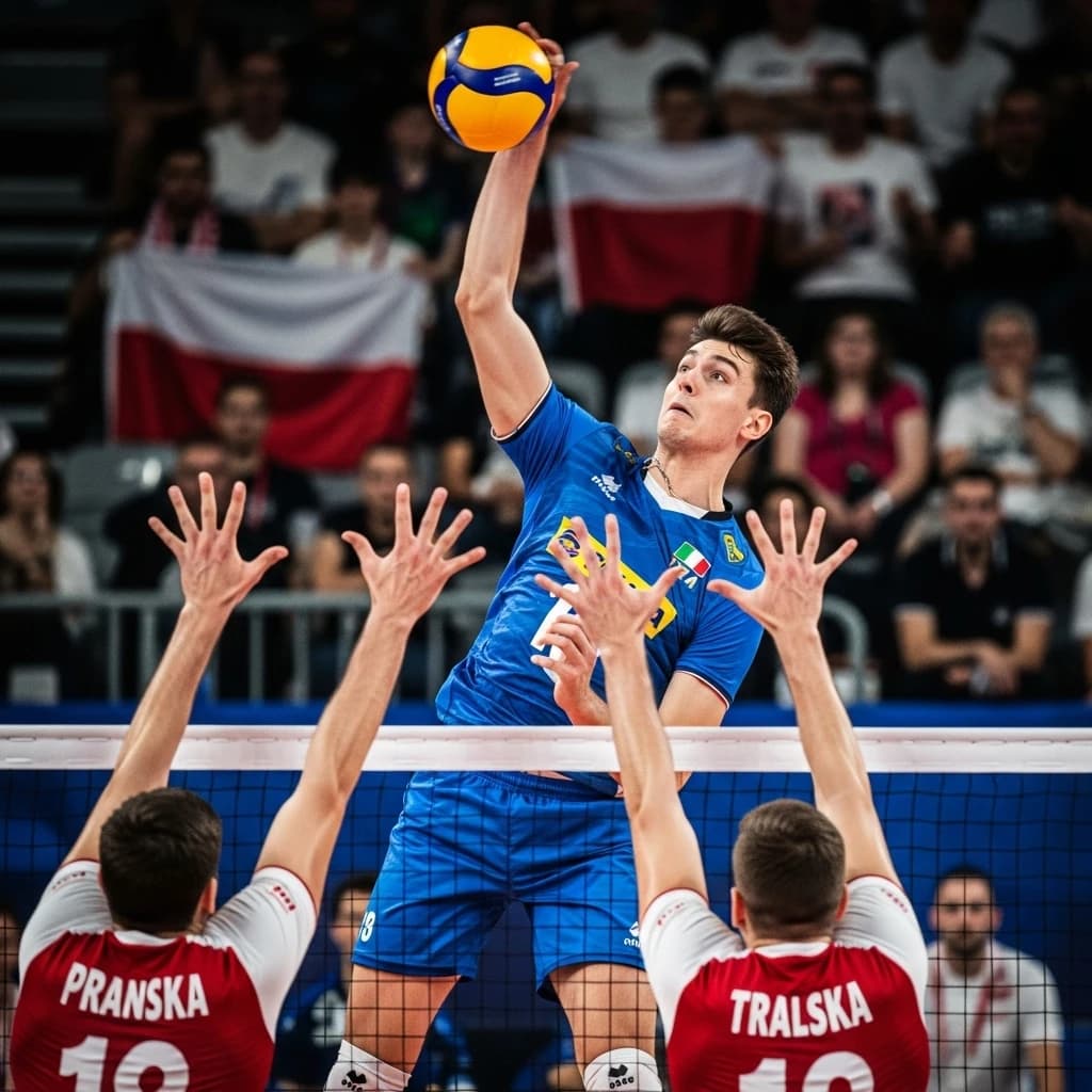 Michieletto prowadzi Włochy do finału Mistrzostw Świata - Polska pokonana 3:0