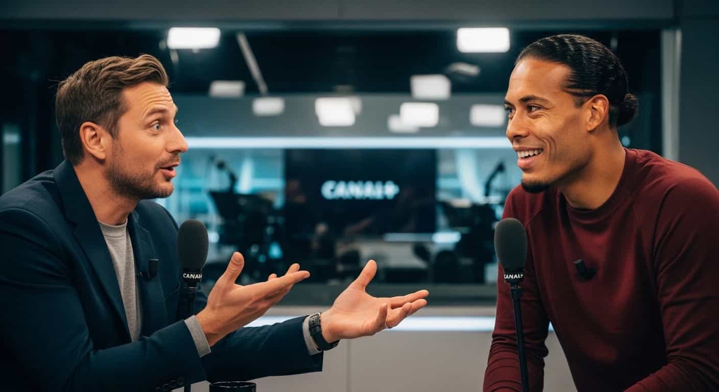 Michał Żyro zaskoczył Virgila van Dijka w Canal+ - "Najlepszy pomeczowy wywiad w historii"